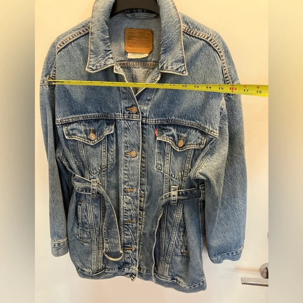Levi's Dark Blue Denim Jacket  Xsmall - Picture 11 of 12